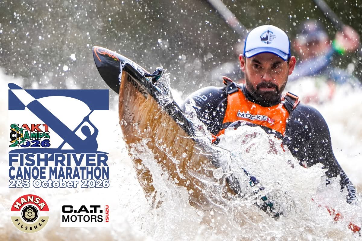 Fish River Canoe Marathon and SA K1 Champs poster for 2 and 3 October 2026