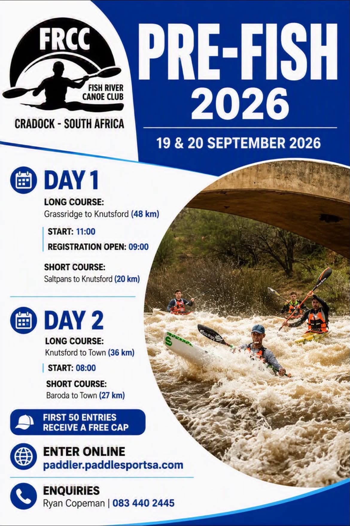 Pre-Fish 2026 poster for 19 and 20 September at Cradock