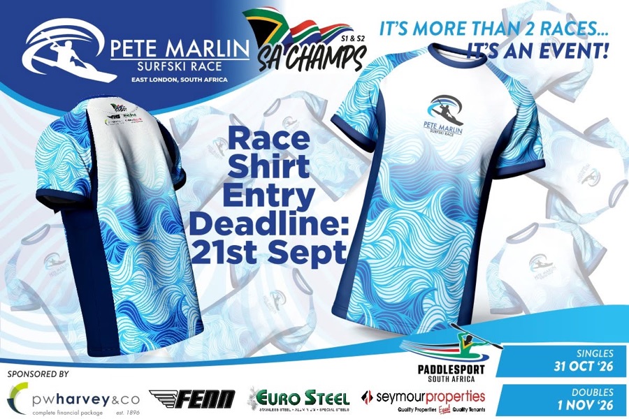 Pete Marlin 2026 race shirt poster, entry deadline 21 September